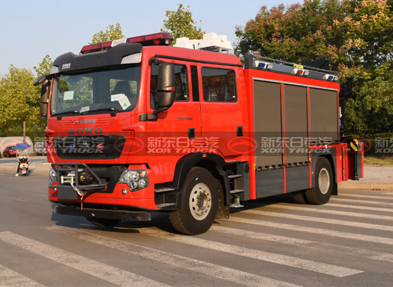 豪沃牌 国六T5G抢险救援消防车