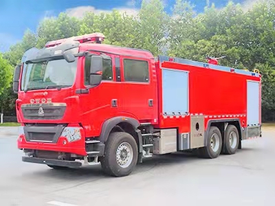 豪沃牌 国六16吨水罐消防车